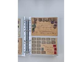 1920/23, umfangreiche Sammlung mit über 4600 Briefen, Karten und Ganzsachen. Dabei interessante Frankaturen, Blockeinheiten, 
