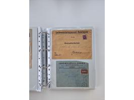 1920/23, umfangreiche Sammlung mit über 4600 Briefen, Karten und Ganzsachen. Dabei interessante Frankaturen, Blockeinheiten, 
