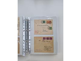 1920/23, umfangreiche Sammlung mit über 4600 Briefen, Karten und Ganzsachen. Dabei interessante Frankaturen, Blockeinheiten, 