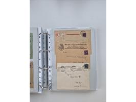 1920/23, umfangreiche Sammlung mit über 4600 Briefen, Karten und Ganzsachen. Dabei interessante Frankaturen, Blockeinheiten, 