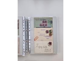 1920/23, umfangreiche Sammlung mit über 4600 Briefen, Karten und Ganzsachen. Dabei interessante Frankaturen, Blockeinheiten, 