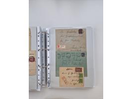 1920/23, umfangreiche Sammlung mit über 4600 Briefen, Karten und Ganzsachen. Dabei interessante Frankaturen, Blockeinheiten, 