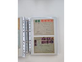 1920/23, umfangreiche Sammlung mit über 4600 Briefen, Karten und Ganzsachen. Dabei interessante Frankaturen, Blockeinheiten, 