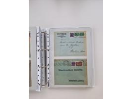 1920/23, umfangreiche Sammlung mit über 4600 Briefen, Karten und Ganzsachen. Dabei interessante Frankaturen, Blockeinheiten, 