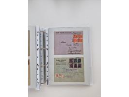 1920/23, umfangreiche Sammlung mit über 4600 Briefen, Karten und Ganzsachen. Dabei interessante Frankaturen, Blockeinheiten, 
