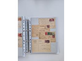 1920/23, umfangreiche Sammlung mit über 4600 Briefen, Karten und Ganzsachen. Dabei interessante Frankaturen, Blockeinheiten, 