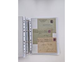 1920/23, umfangreiche Sammlung mit über 4600 Briefen, Karten und Ganzsachen. Dabei interessante Frankaturen, Blockeinheiten, 