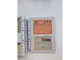 1920/23, umfangreiche Sammlung mit über 4600 Briefen, Karten und Ganzsachen. Dabei interessante Frankaturen, Blockeinheiten, 