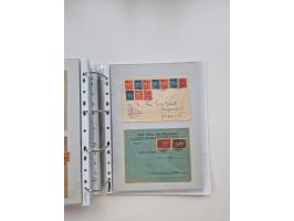 1920/23, umfangreiche Sammlung mit über 4600 Briefen, Karten und Ganzsachen. Dabei interessante Frankaturen, Blockeinheiten, 
