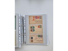 1920/23, umfangreiche Sammlung mit über 4600 Briefen, Karten und Ganzsachen. Dabei interessante Frankaturen, Blockeinheiten, 