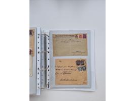 1920/23, umfangreiche Sammlung mit über 4600 Briefen, Karten und Ganzsachen. Dabei interessante Frankaturen, Blockeinheiten, 