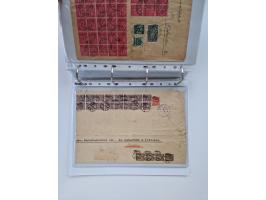 1920/23, umfangreiche Sammlung mit über 4600 Briefen, Karten und Ganzsachen. Dabei interessante Frankaturen, Blockeinheiten, 