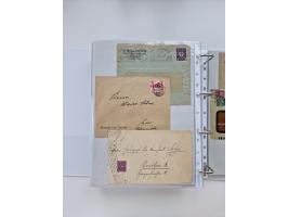 1920/23, umfangreiche Sammlung mit über 4600 Briefen, Karten und Ganzsachen. Dabei interessante Frankaturen, Blockeinheiten, 