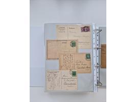 1920/23, umfangreiche Sammlung mit über 4600 Briefen, Karten und Ganzsachen. Dabei interessante Frankaturen, Blockeinheiten, 