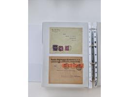 1920/23, umfangreiche Sammlung mit über 4600 Briefen, Karten und Ganzsachen. Dabei interessante Frankaturen, Blockeinheiten, 