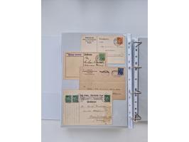 1920/23, umfangreiche Sammlung mit über 4600 Briefen, Karten und Ganzsachen. Dabei interessante Frankaturen, Blockeinheiten, 