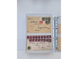 1920/23, umfangreiche Sammlung mit über 4600 Briefen, Karten und Ganzsachen. Dabei interessante Frankaturen, Blockeinheiten, 
