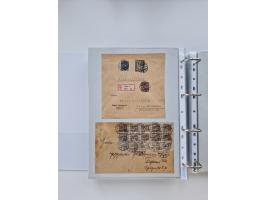 1920/23, umfangreiche Sammlung mit über 4600 Briefen, Karten und Ganzsachen. Dabei interessante Frankaturen, Blockeinheiten, 