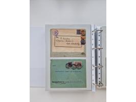 1920/23, umfangreiche Sammlung mit über 4600 Briefen, Karten und Ganzsachen. Dabei interessante Frankaturen, Blockeinheiten, 