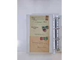 1920/23, umfangreiche Sammlung mit über 4600 Briefen, Karten und Ganzsachen. Dabei interessante Frankaturen, Blockeinheiten, 