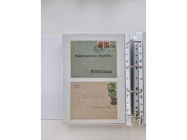 1920/23, umfangreiche Sammlung mit über 4600 Briefen, Karten und Ganzsachen. Dabei interessante Frankaturen, Blockeinheiten, 