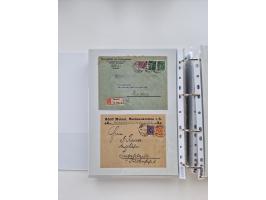 1920/23, umfangreiche Sammlung mit über 4600 Briefen, Karten und Ganzsachen. Dabei interessante Frankaturen, Blockeinheiten, 