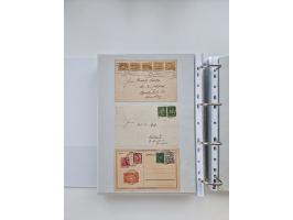 1920/23, umfangreiche Sammlung mit über 4600 Briefen, Karten und Ganzsachen. Dabei interessante Frankaturen, Blockeinheiten, 