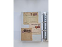 1920/23, umfangreiche Sammlung mit über 4600 Briefen, Karten und Ganzsachen. Dabei interessante Frankaturen, Blockeinheiten, 