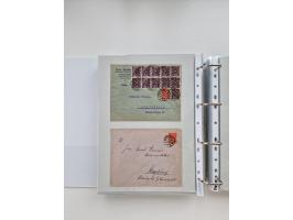 1920/23, umfangreiche Sammlung mit über 4600 Briefen, Karten und Ganzsachen. Dabei interessante Frankaturen, Blockeinheiten, 
