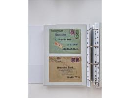 1920/23, umfangreiche Sammlung mit über 4600 Briefen, Karten und Ganzsachen. Dabei interessante Frankaturen, Blockeinheiten, 