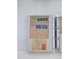 1920/23, umfangreiche Sammlung mit über 4600 Briefen, Karten und Ganzsachen. Dabei interessante Frankaturen, Blockeinheiten, 