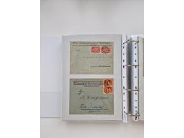 1920/23, umfangreiche Sammlung mit über 4600 Briefen, Karten und Ganzsachen. Dabei interessante Frankaturen, Blockeinheiten, 