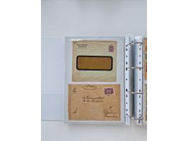 1920/23, umfangreiche Sammlung mit über 4600 Briefen, Karten und Ganzsachen. Dabei interessante Frankaturen, Blockeinheiten, 