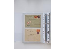 1920/23, umfangreiche Sammlung mit über 4600 Briefen, Karten und Ganzsachen. Dabei interessante Frankaturen, Blockeinheiten, 