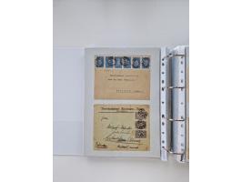 1920/23, umfangreiche Sammlung mit über 4600 Briefen, Karten und Ganzsachen. Dabei interessante Frankaturen, Blockeinheiten, 