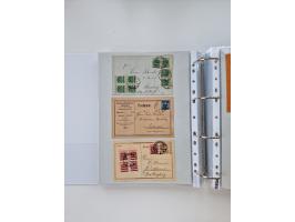 1920/23, umfangreiche Sammlung mit über 4600 Briefen, Karten und Ganzsachen. Dabei interessante Frankaturen, Blockeinheiten, 