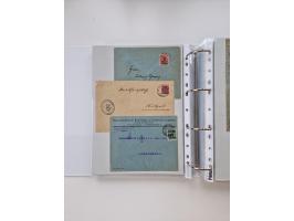 1920/23, umfangreiche Sammlung mit über 4600 Briefen, Karten und Ganzsachen. Dabei interessante Frankaturen, Blockeinheiten, 