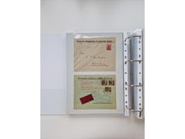 1920/23, umfangreiche Sammlung mit über 4600 Briefen, Karten und Ganzsachen. Dabei interessante Frankaturen, Blockeinheiten, 