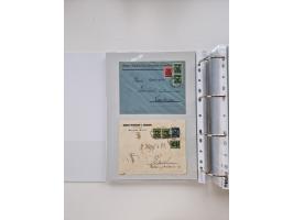 1920/23, umfangreiche Sammlung mit über 4600 Briefen, Karten und Ganzsachen. Dabei interessante Frankaturen, Blockeinheiten, 