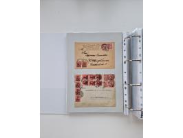 1920/23, umfangreiche Sammlung mit über 4600 Briefen, Karten und Ganzsachen. Dabei interessante Frankaturen, Blockeinheiten, 