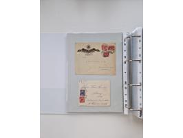 1920/23, umfangreiche Sammlung mit über 4600 Briefen, Karten und Ganzsachen. Dabei interessante Frankaturen, Blockeinheiten, 