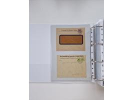 1920/23, umfangreiche Sammlung mit über 4600 Briefen, Karten und Ganzsachen. Dabei interessante Frankaturen, Blockeinheiten, 