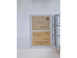 1920/23, umfangreiche Sammlung mit über 4600 Briefen, Karten und Ganzsachen. Dabei interessante Frankaturen, Blockeinheiten, 
