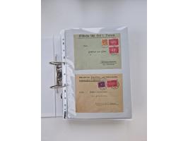 1920/23, umfangreiche Sammlung mit über 4600 Briefen, Karten und Ganzsachen. Dabei interessante Frankaturen, Blockeinheiten, 
