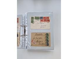 1920/23, umfangreiche Sammlung mit über 4600 Briefen, Karten und Ganzsachen. Dabei interessante Frankaturen, Blockeinheiten, 