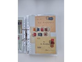 1920/23, umfangreiche Sammlung mit über 4600 Briefen, Karten und Ganzsachen. Dabei interessante Frankaturen, Blockeinheiten, 