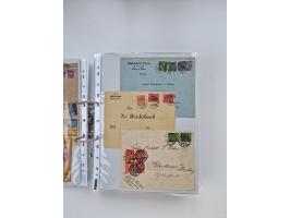 1920/23, umfangreiche Sammlung mit über 4600 Briefen, Karten und Ganzsachen. Dabei interessante Frankaturen, Blockeinheiten, 