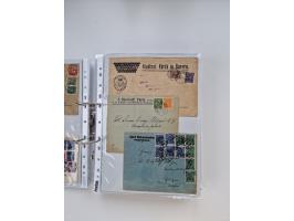 1920/23, umfangreiche Sammlung mit über 4600 Briefen, Karten und Ganzsachen. Dabei interessante Frankaturen, Blockeinheiten, 