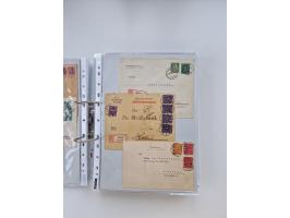1920/23, umfangreiche Sammlung mit über 4600 Briefen, Karten und Ganzsachen. Dabei interessante Frankaturen, Blockeinheiten, 