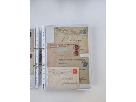 1920/23, umfangreiche Sammlung mit über 4600 Briefen, Karten und Ganzsachen. Dabei interessante Frankaturen, Blockeinheiten, 